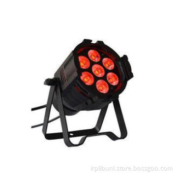 DMX512 7pcs 12W RGBW 4in1 Led Par Light for Live Events and